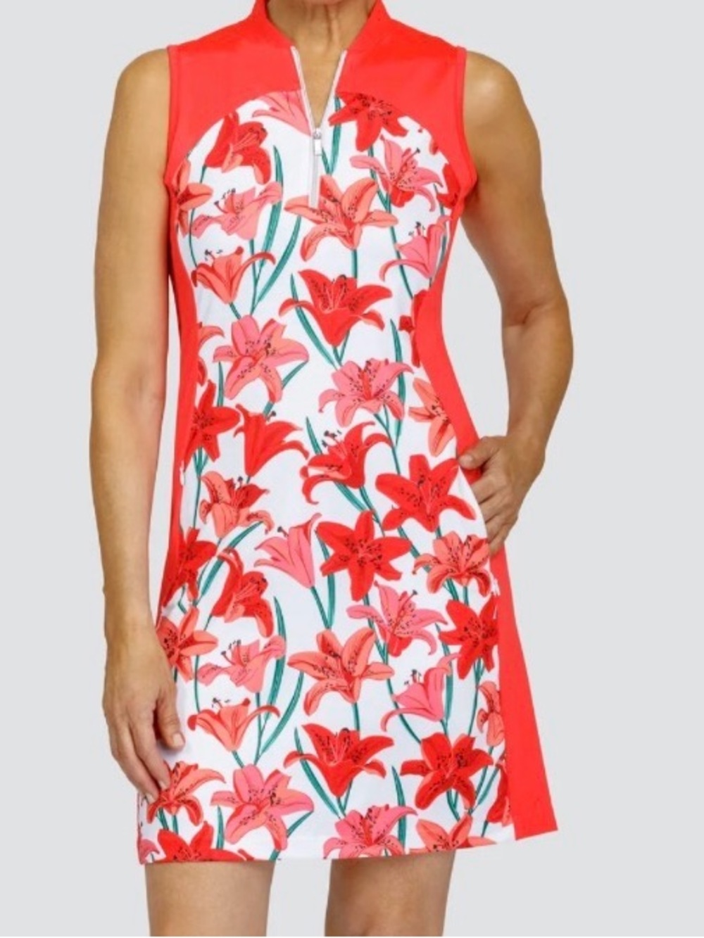 Tail Denia Sleeveless Activewear Dress Valencia Lilly Print Size Medium